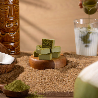 Matcha & Tender Coconut Bites