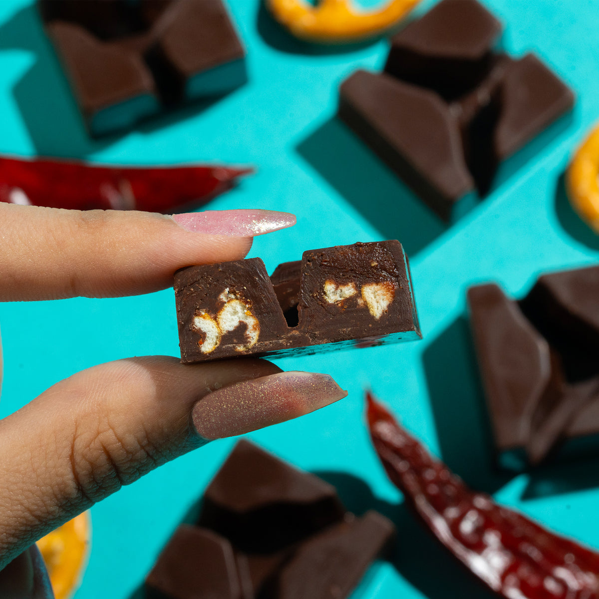 Hot Honey Pretzel Tiles