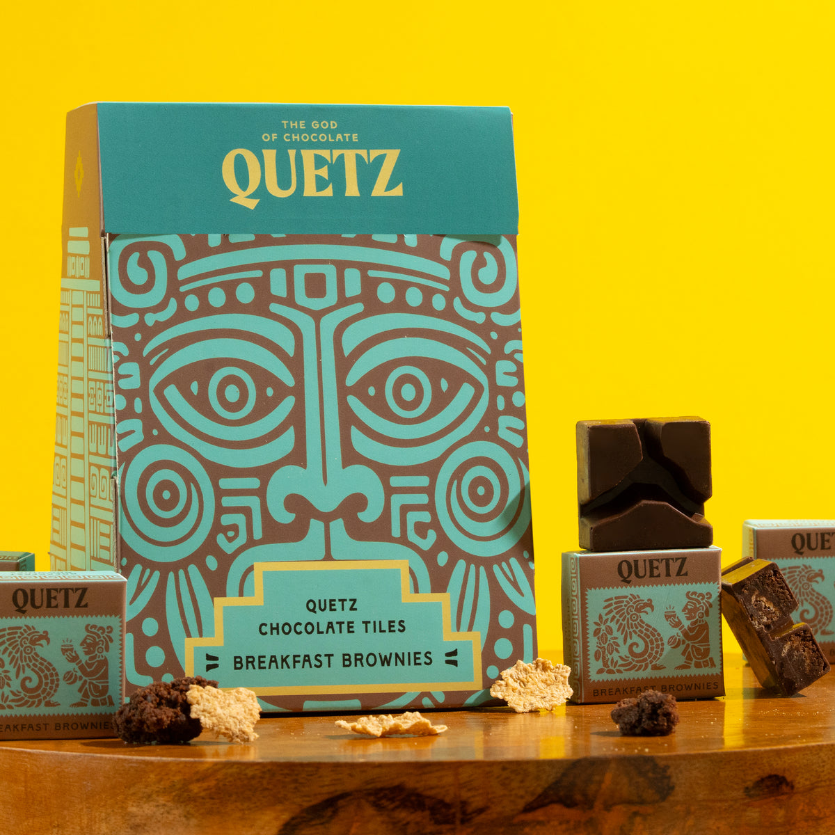 Breakfast Brownie Tiles